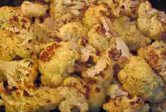 As tasty and quickly to prepare a cauliflower in oil